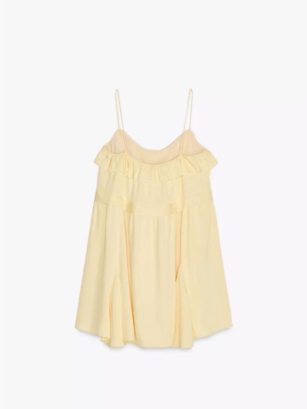 💛Zara MINI RUFFLE DRESS ZW COLLECTION - Picture 6 of 7